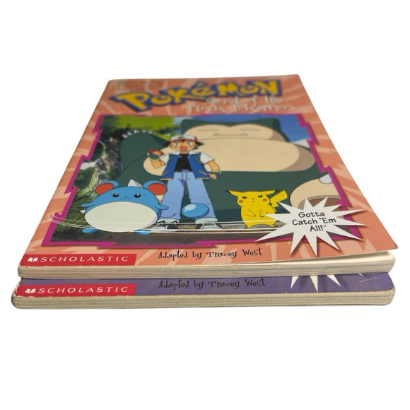 1999 Lot of 2 Books Pokemon Night In The Haunted Tower #4 #10 Secret of the Pink - Picture 4 of 8